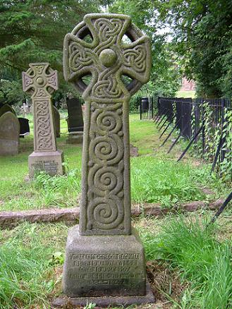 Headstone of W.G.Bagnall, St Mary's Castle Church, Stafford