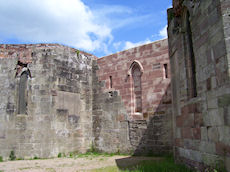 Stafford Castle north wall