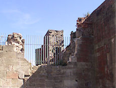 Stafford Castle old north wall