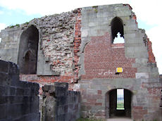 Stafford Castle east wall